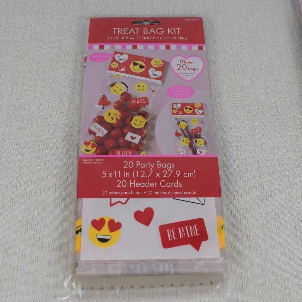 Valentine Bundle Treat Plate Set Treat Bag Kits